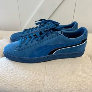 Men’s Blue Puma Suede Displaced Go For Sneakers